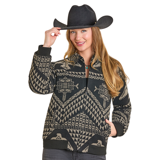 Women's Aztec Thunderbird Bomber Jacket