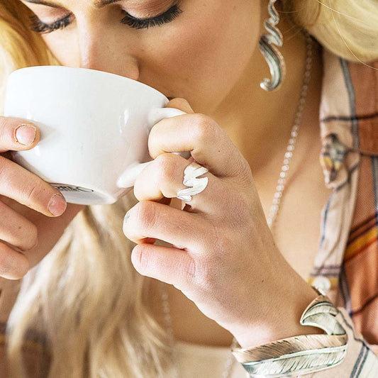 Free Spirit Feather Ring