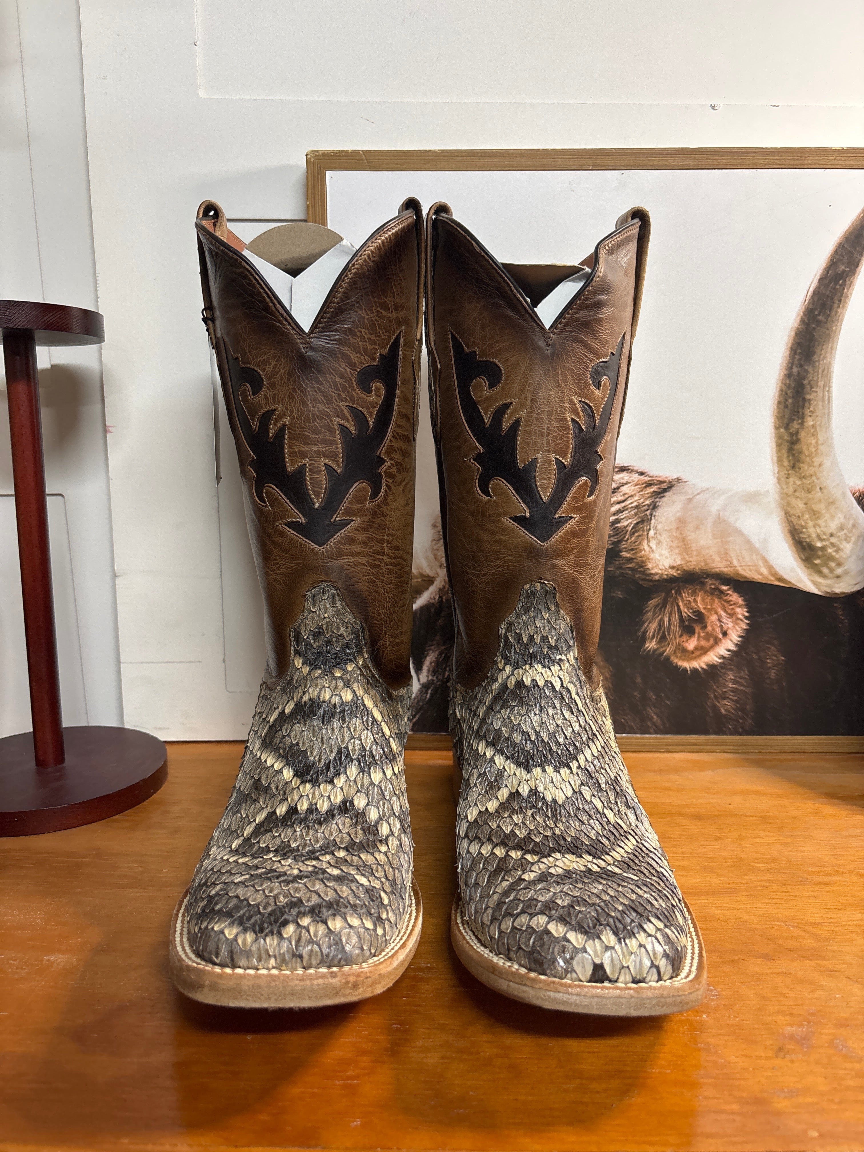 Black Jack Diamondback Rattle Snake Boots – Wiseman's Western