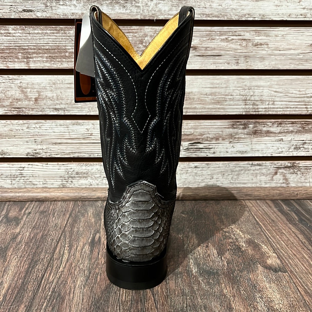 Nobuck Gray Backcut Python Vamp Men’s – Wiseman’s Western