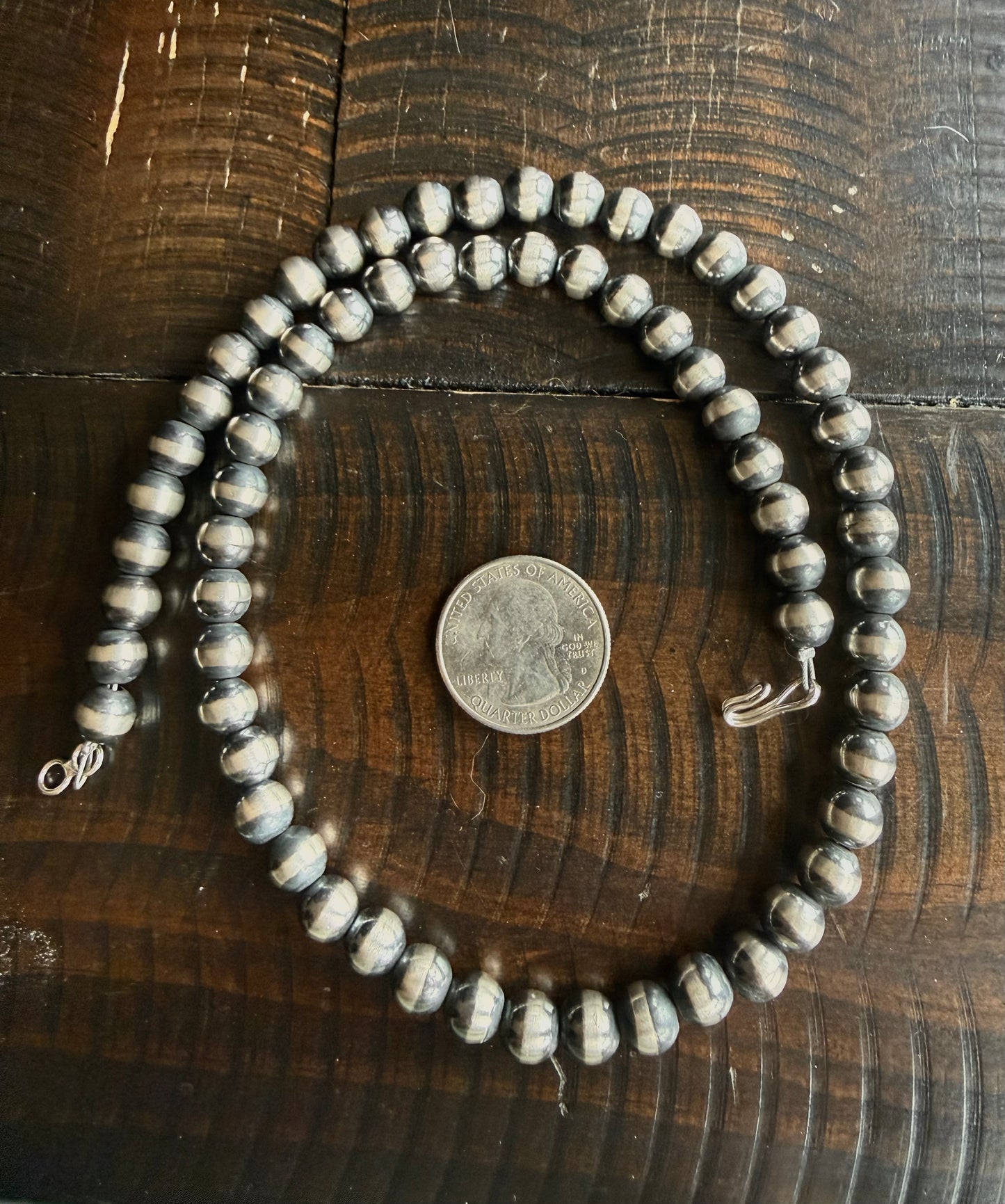 Authentic 8mm 20” Navajo Pearl Necklace