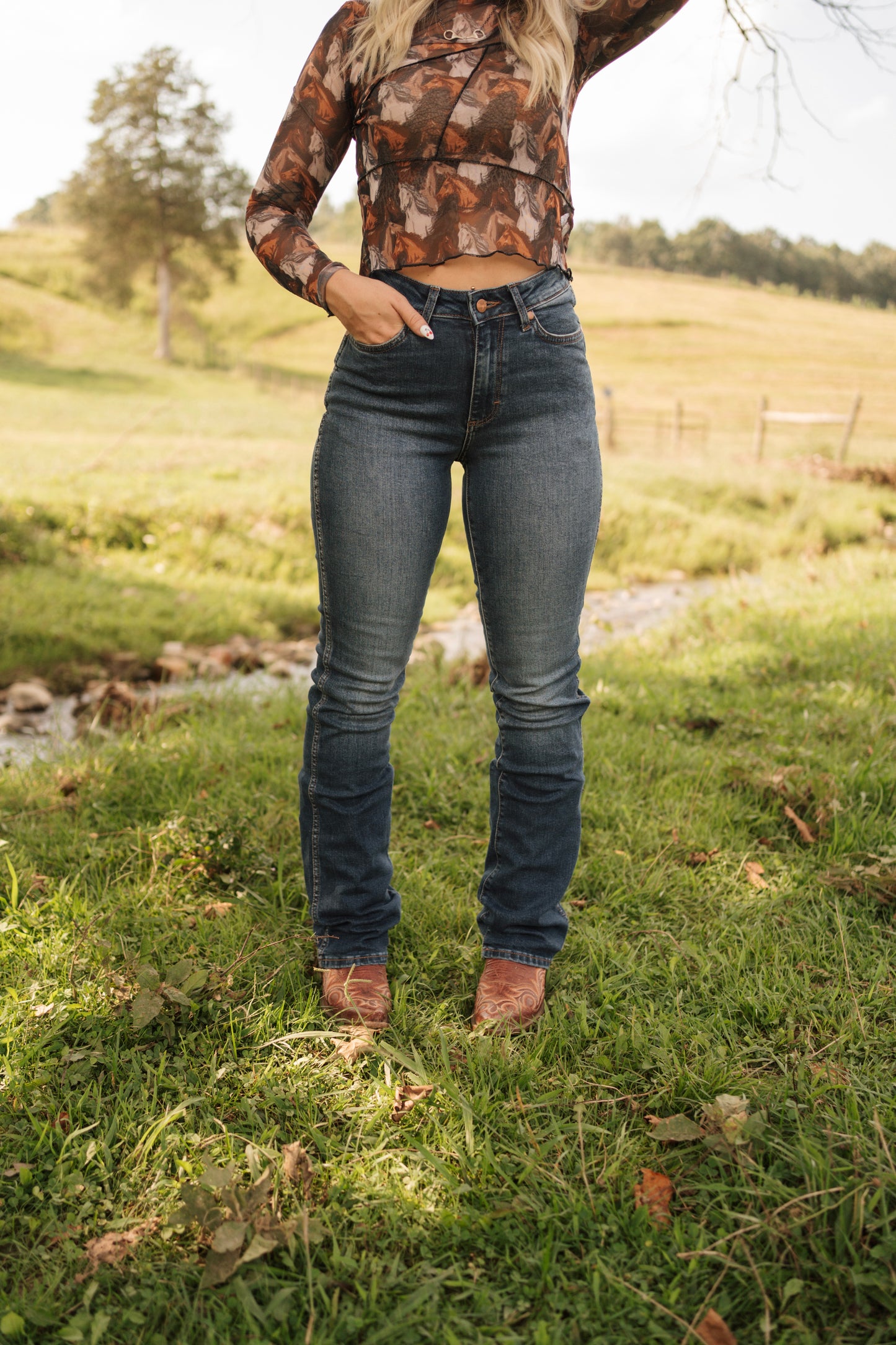 Wrangler Lasso Stitches Bootcut