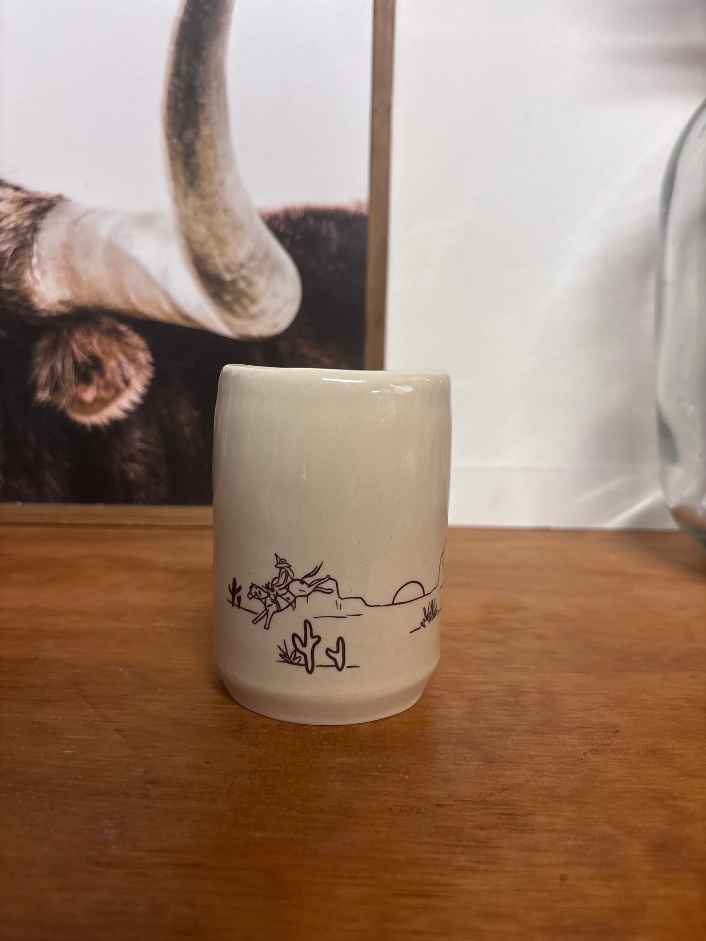 Handmade Out West Travel Cup