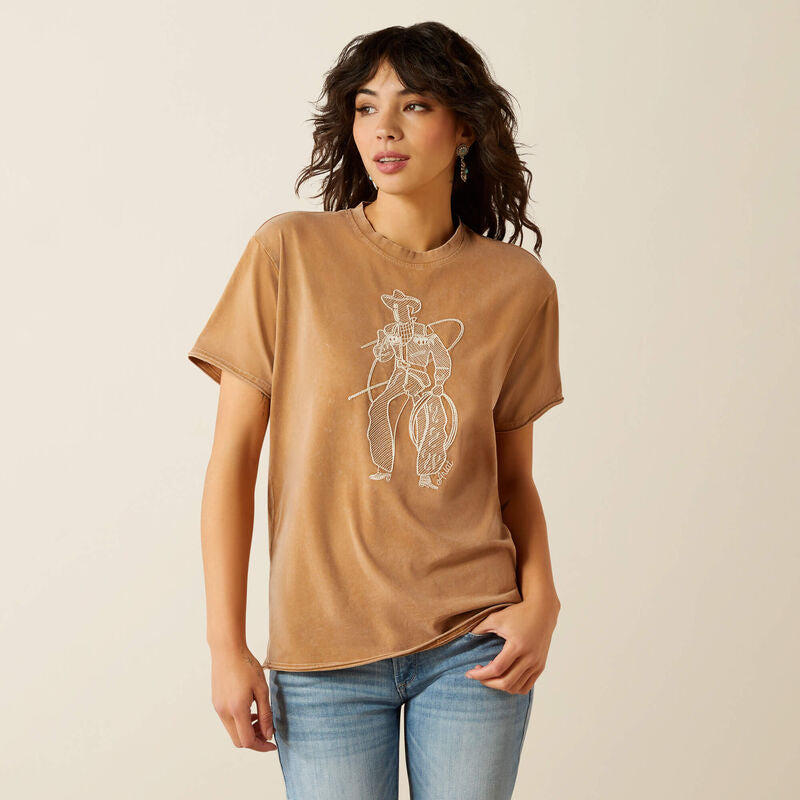 Ariat Women’s Buckaroo Embroidered Tee