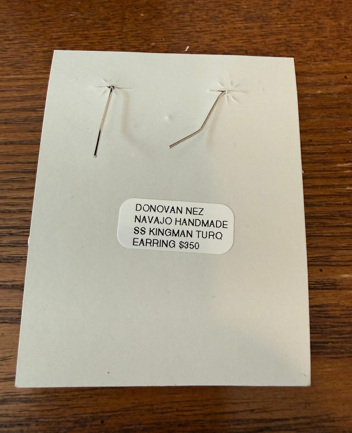 Donovan Authentic Turquoise Earrings