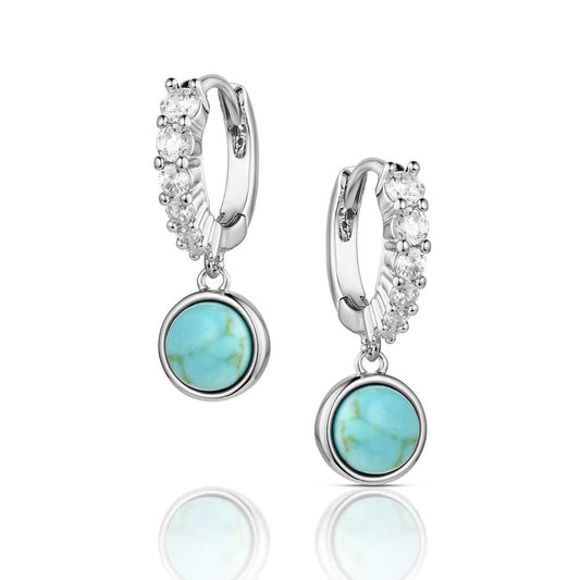 Desert Moonlight Turquoise Earrings