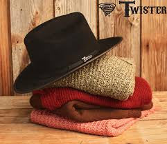 Twister Troubadour Wool Black Hat