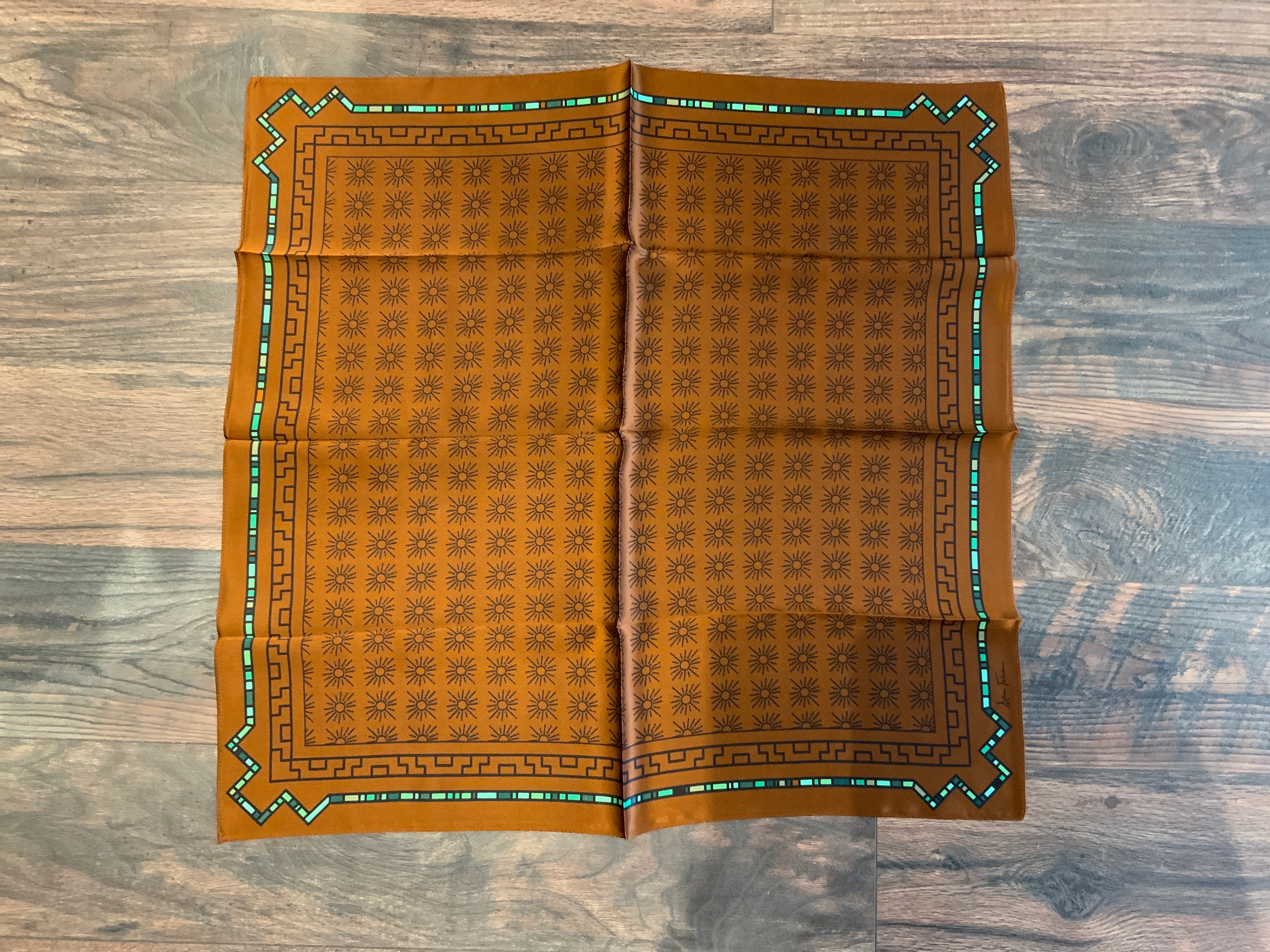 Edinburgh Rag Rust Beaded Wild Rag – Wiseman’s Western