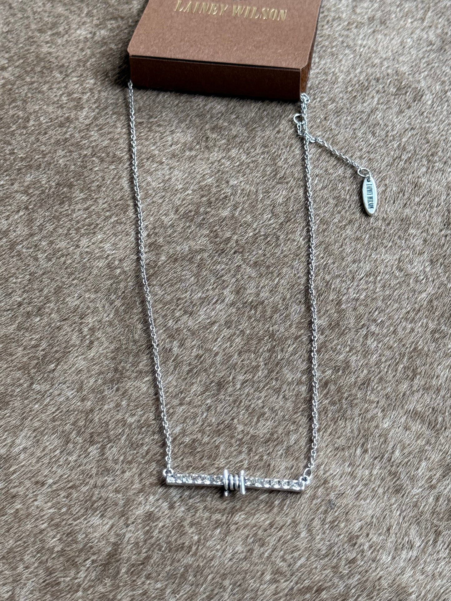 Lainey Wilson Barb Wire Pendant Necklace