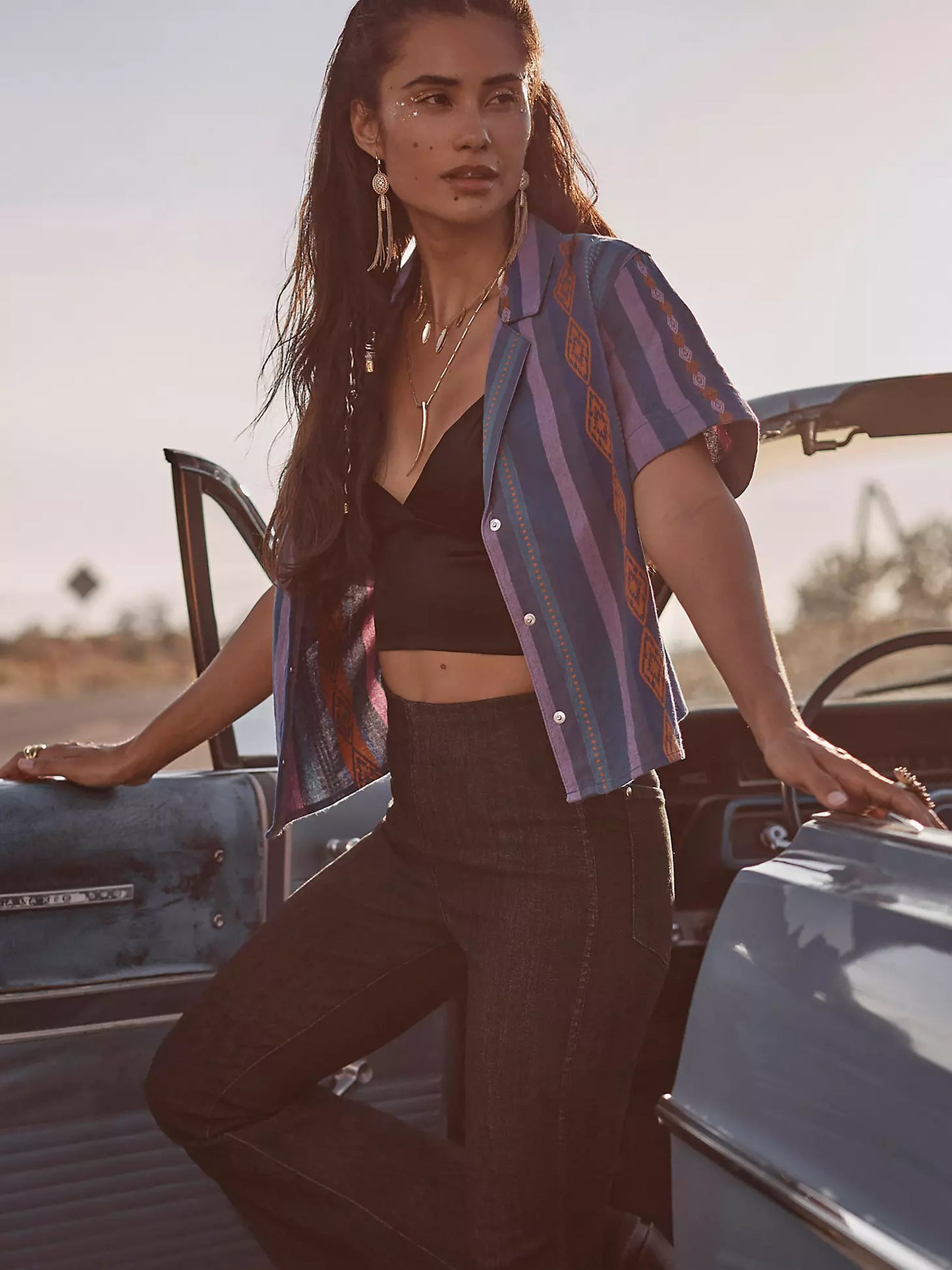 Wrangler Lainey Cropped Snap Up