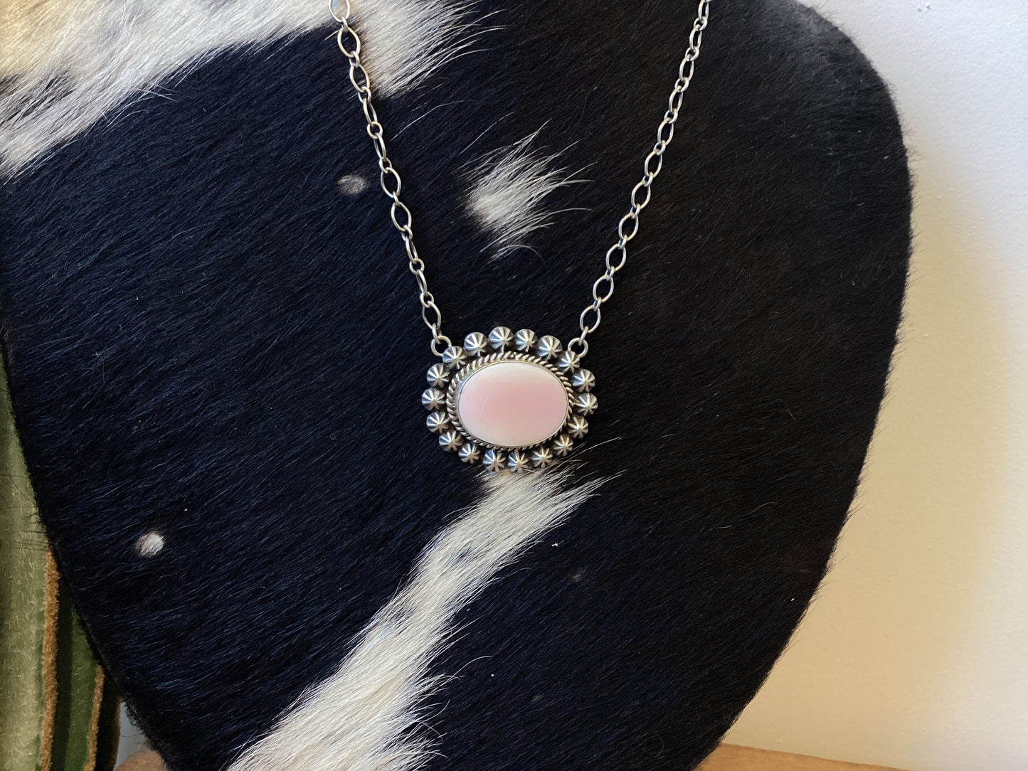 Reese Pink Conch Authentic Necklace