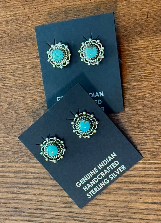 Martinez Authentic Turquoise Earrings