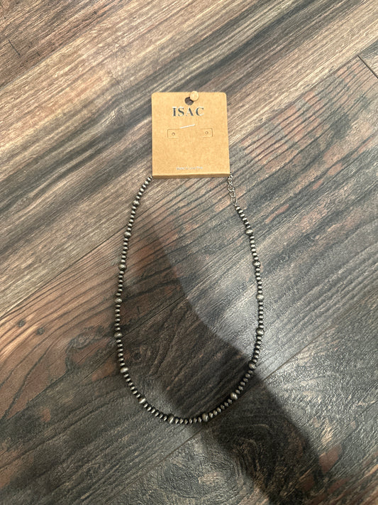 Cinco Bead Necklace 15"