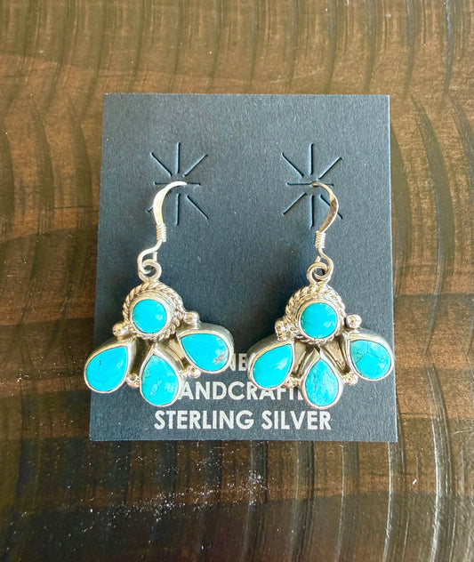 Authentic Teardrop Cluster Earrings