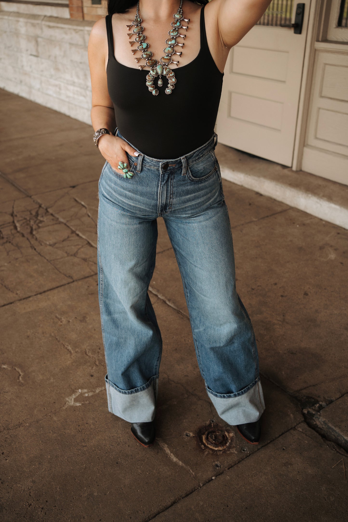 Punchy Turnt Wide Leg Jeans