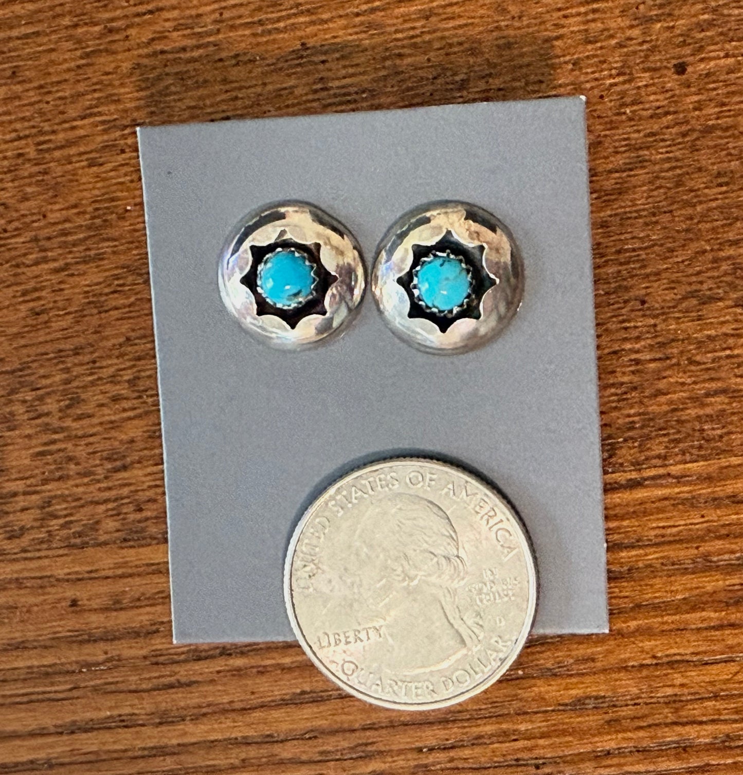 Janice Authentic Turquoise Earrings