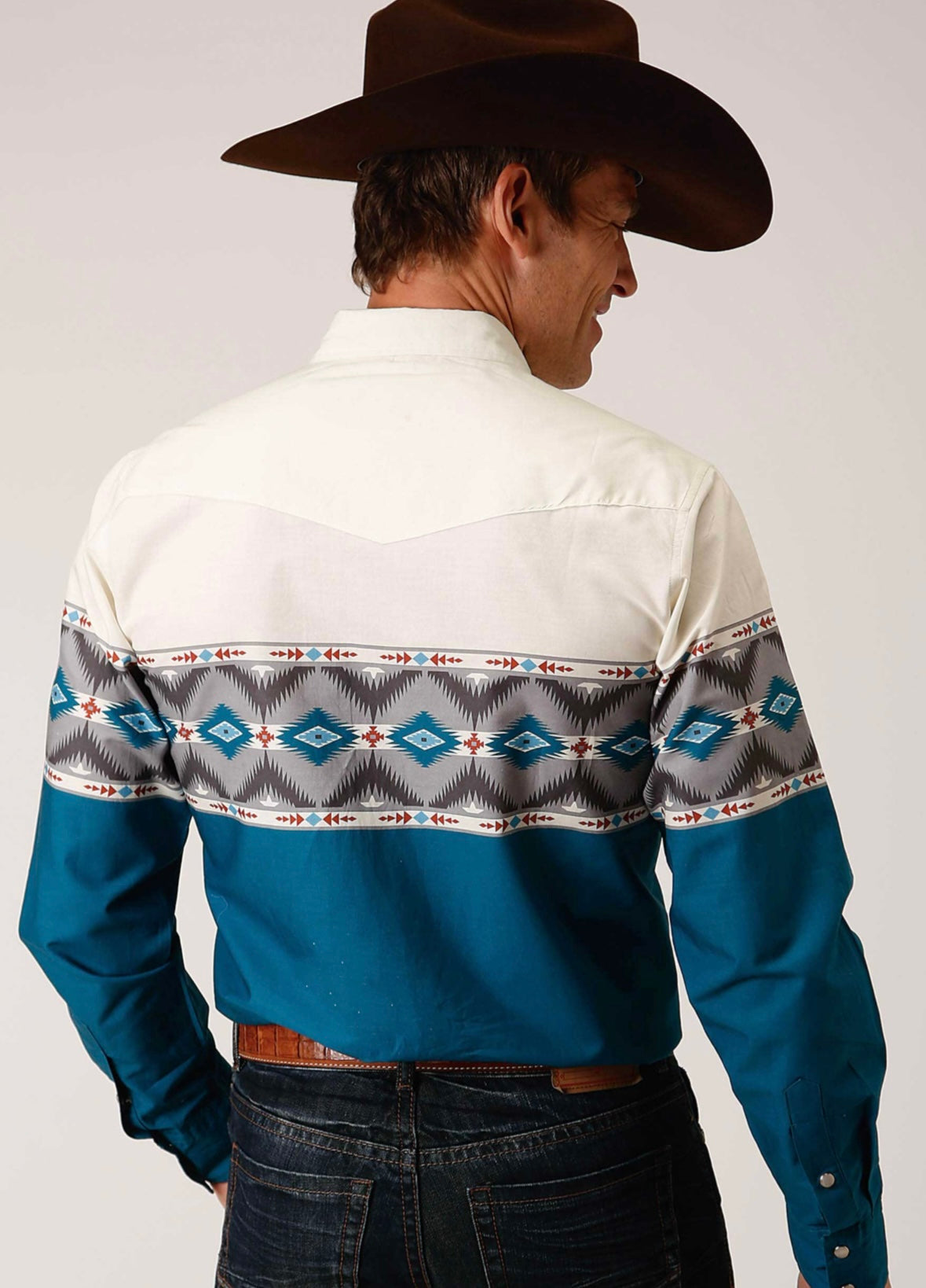 Roper Men's Sawtooth Border