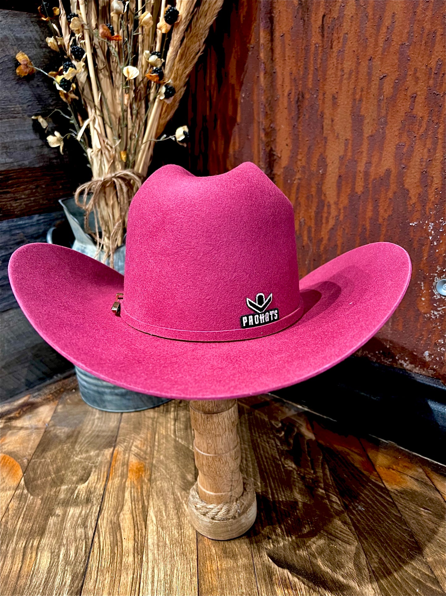 ProHats Stephenville Pink Felt