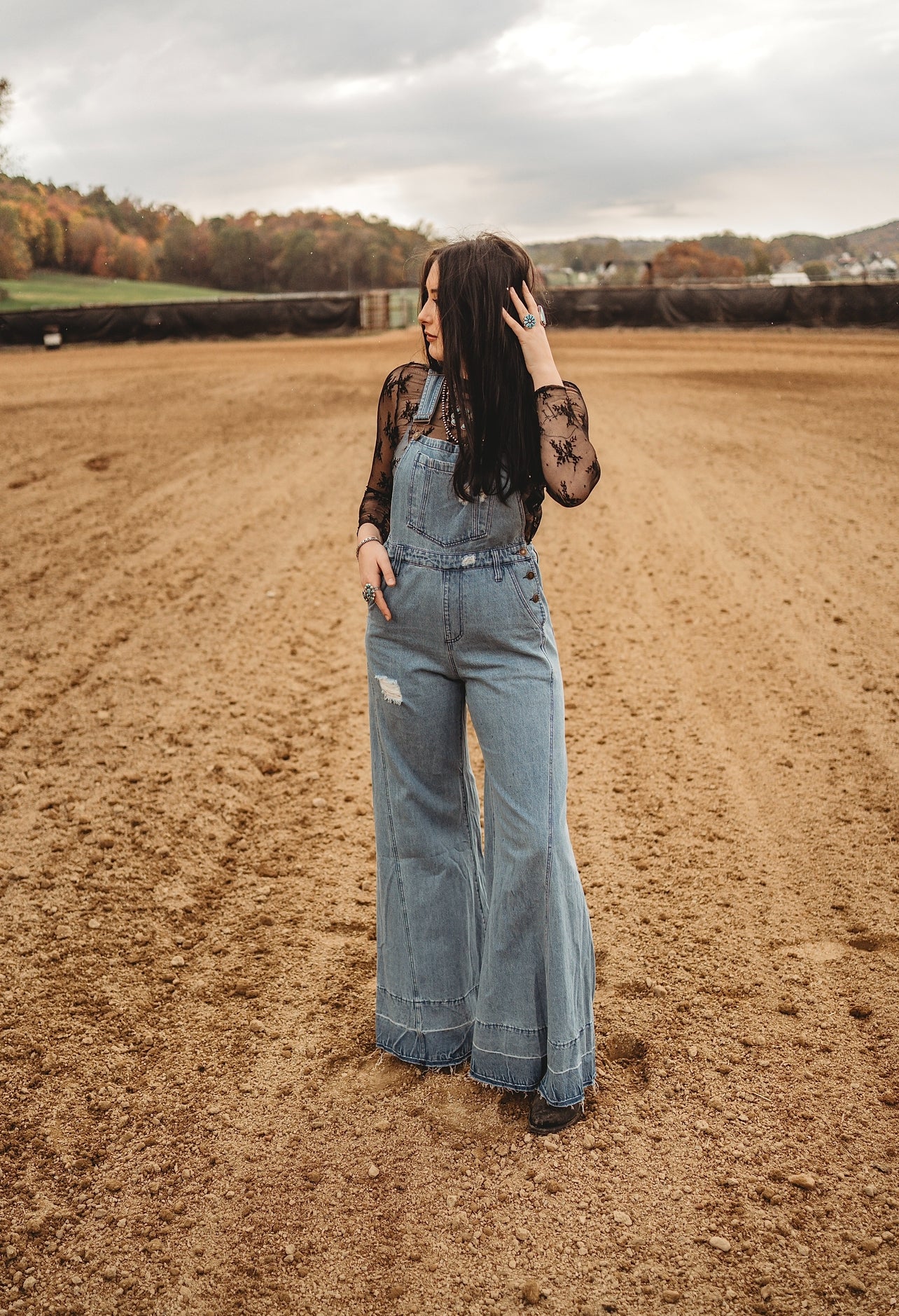 Dakotah Distressed Overalls