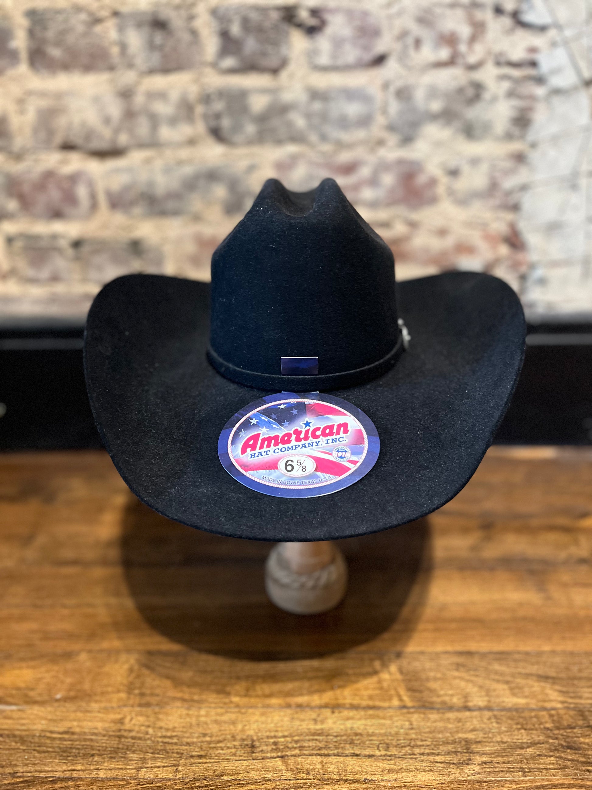 American Hat Co 7X Black Wiseman s Western