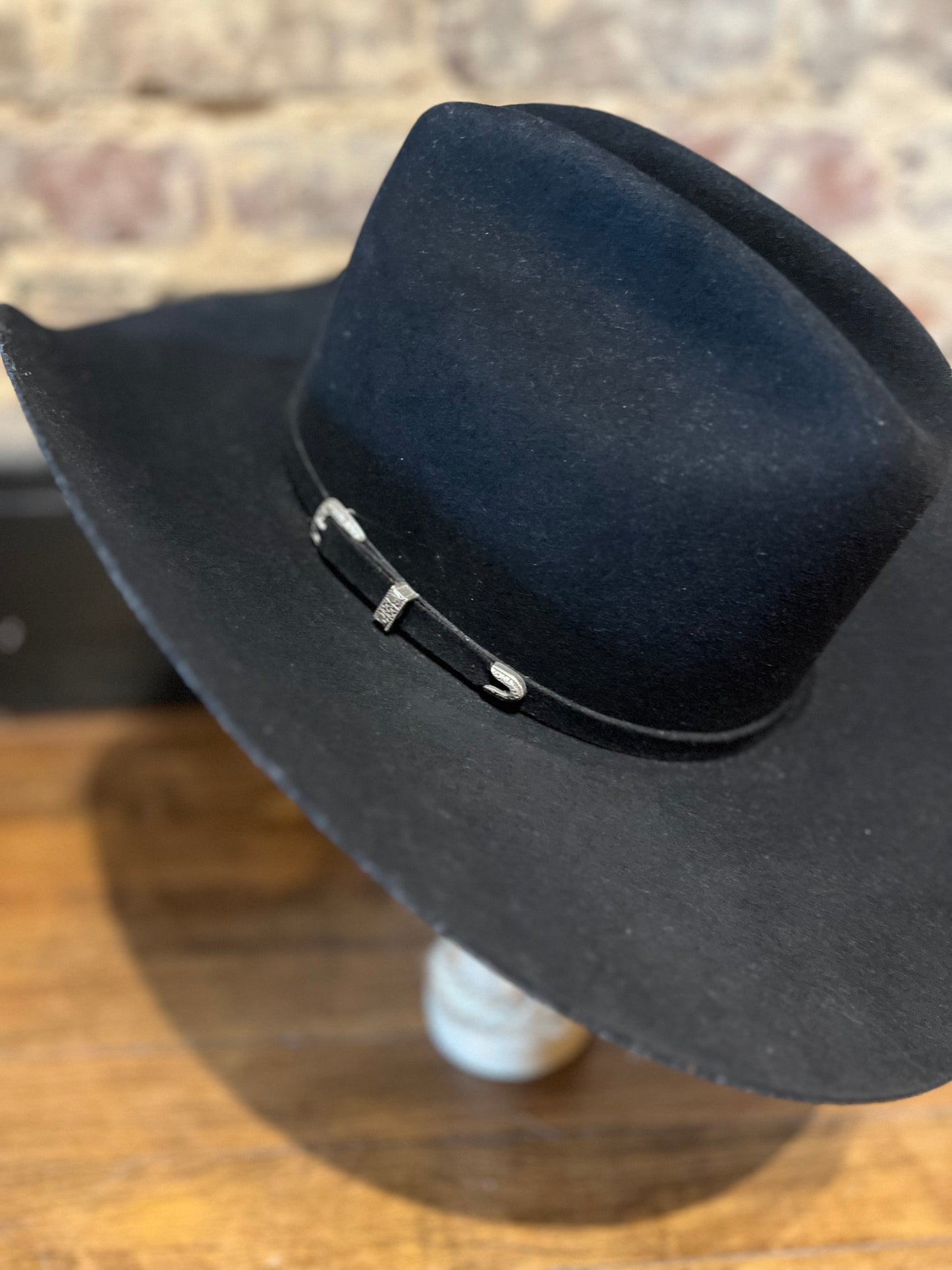 Atwood 5X Black Felt Cowboy Hat