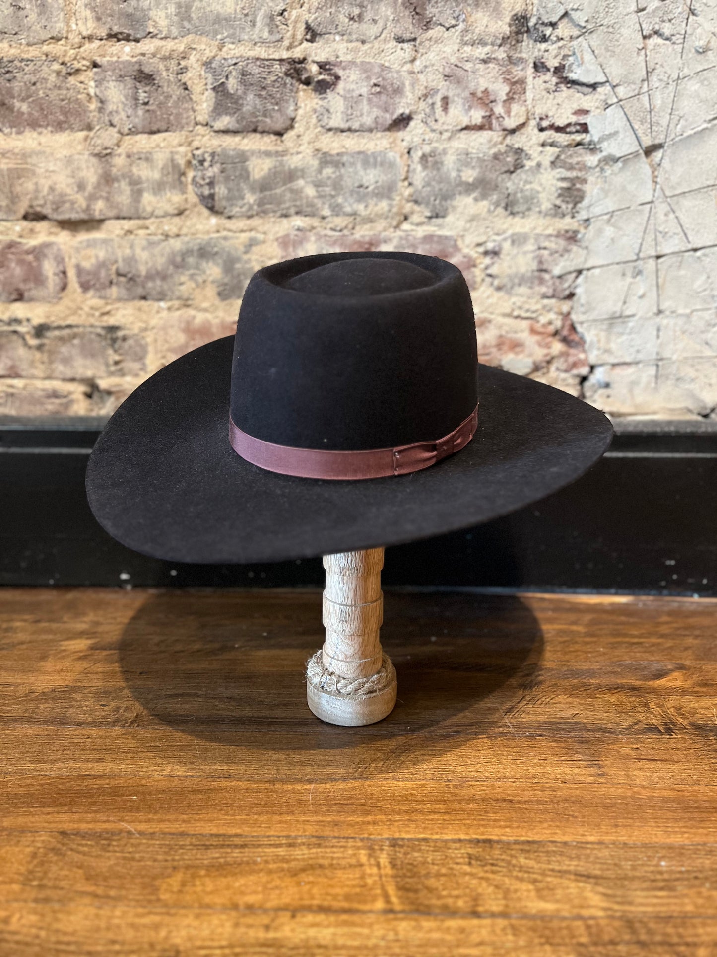 American Hat Co 7X Black Cherry Telescope Crown