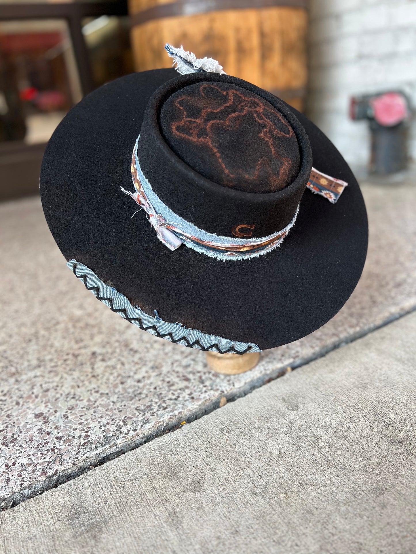 Western Desert & Denim Hat