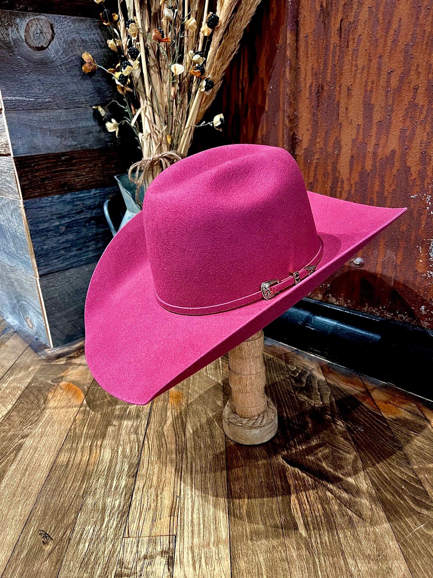 ProHats Stephenville Pink Felt