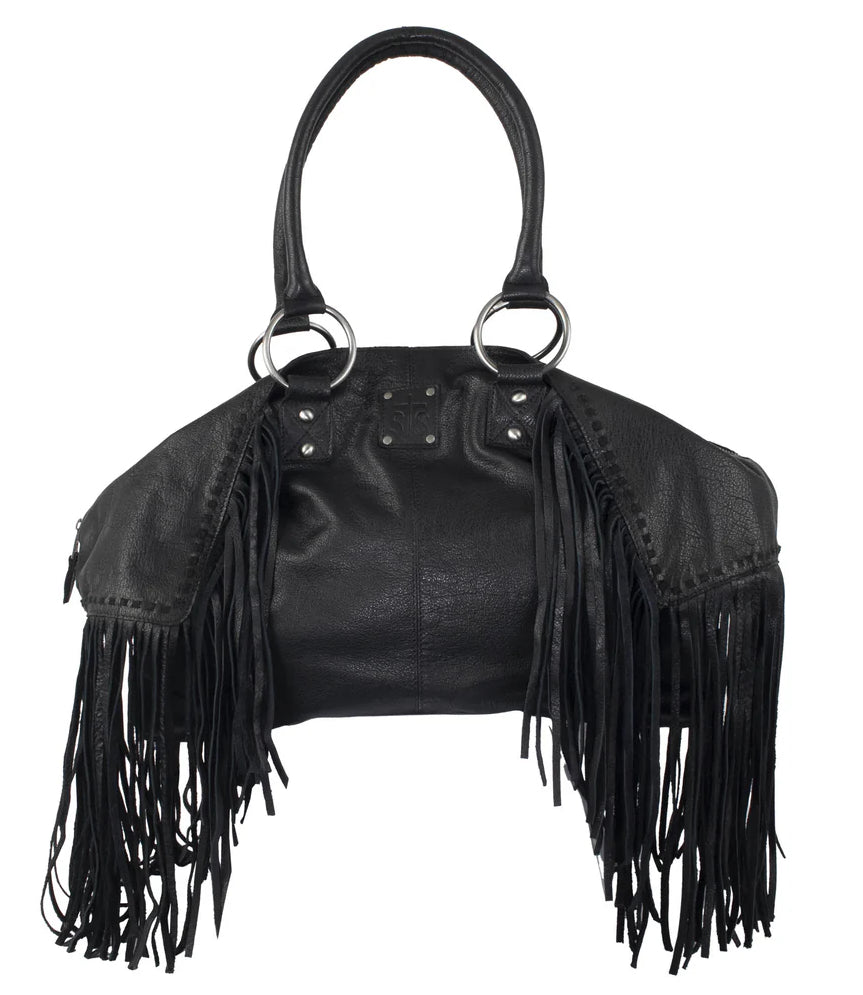 STS Ranchwear Indie Black Fringed Purse