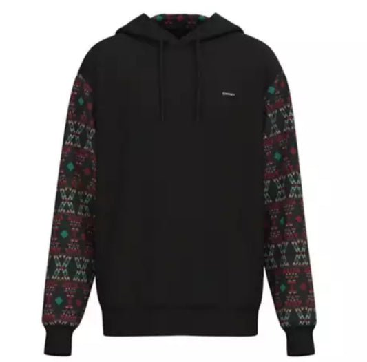 Hooey Men's Summit Pullover Hoodie-Black