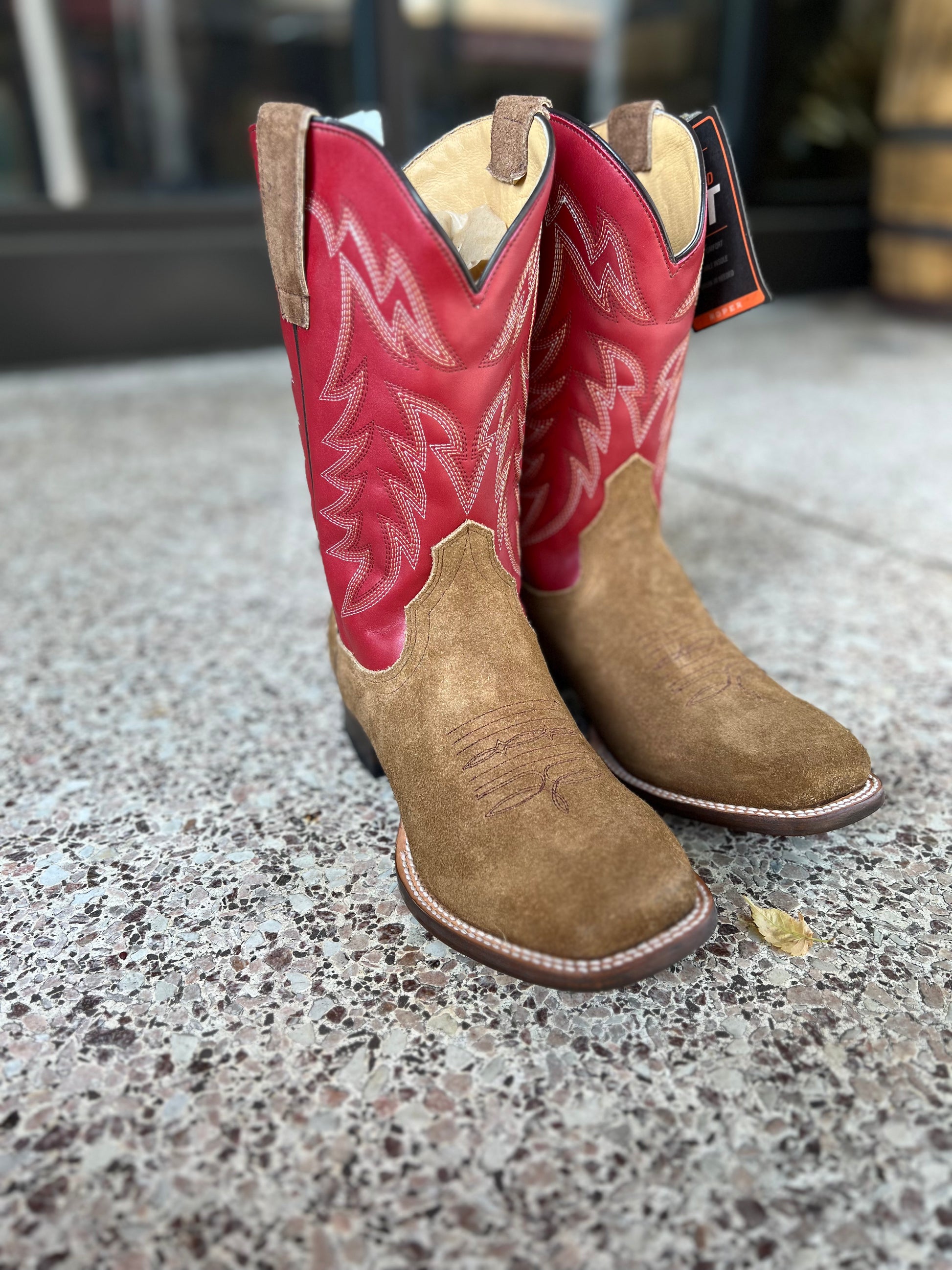 Sam Roper Instagram Roper Big Kids Sam Tan Suede Boots – Wiseman’s Western