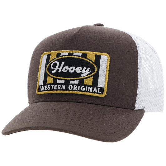 Hooey Sudan 5 Panel Trucker Hat Brown