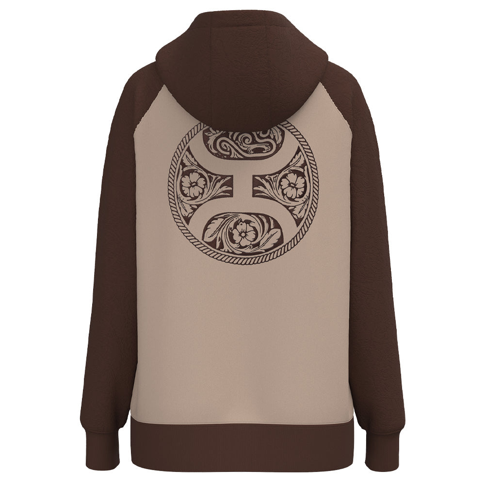 Hooey Legendary Tooled Brown Hoody