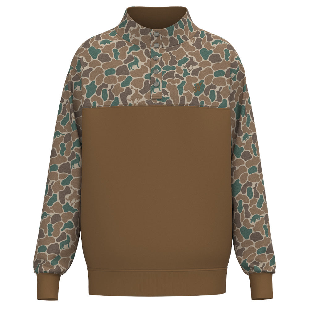Hooey Stevie Pullover Camo Brown