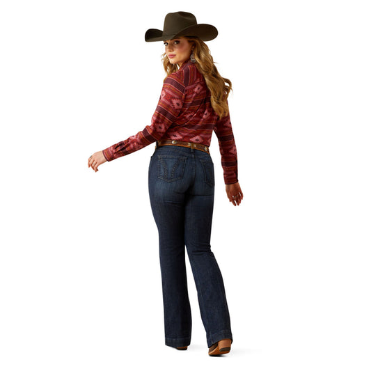 ARIAT HIGH RISE FRAZEY SLIM TROUSER - LADIES JEANS