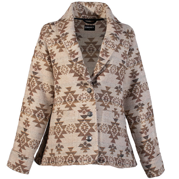 Aztec Women's Blazer Cream