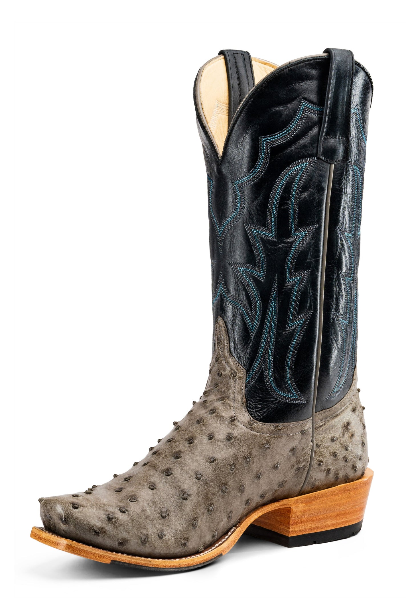 Horse Power Serpentine Bruciato Ostrich Boots
