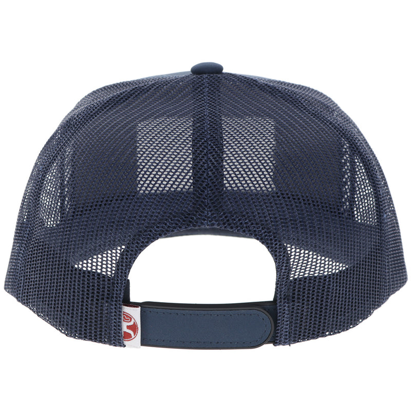 Hooey "Liberty Roper" Navy Blue w/ 1776 Flag Patch Hat