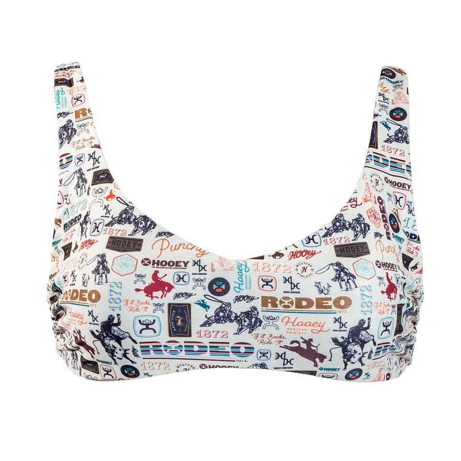 The Rampy Reversible Cow Print Swim Top