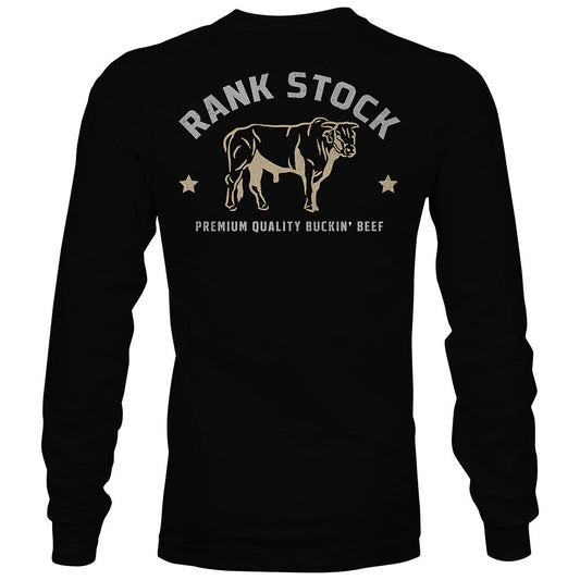 Rank Stock Black T-Shirt