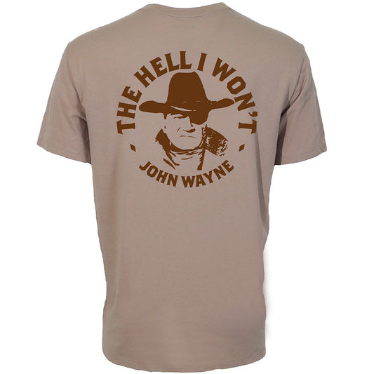Hooey John Wayne Light Brown Pocket T-shirt