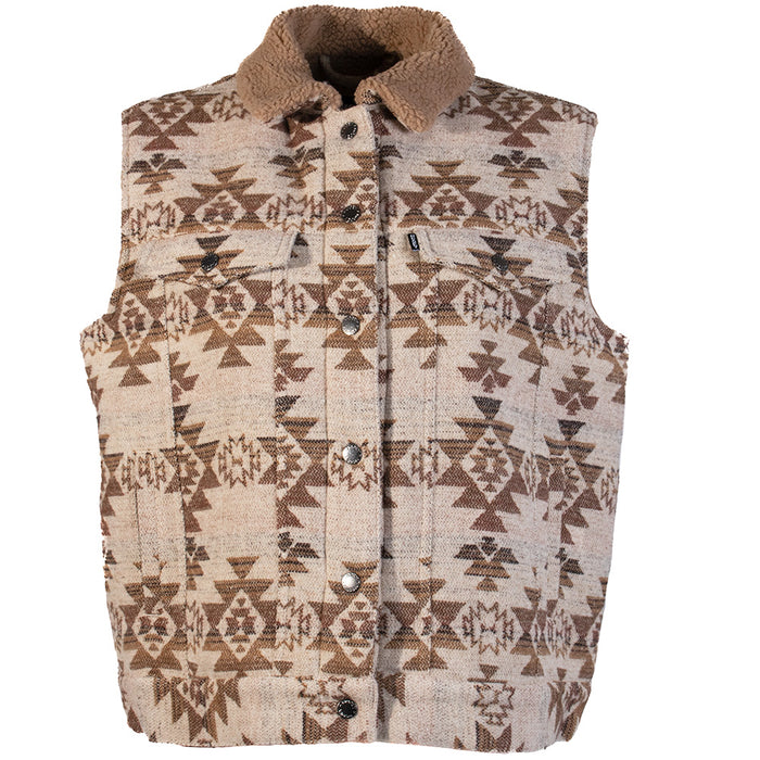 Sherpa Aztec Vest Cream