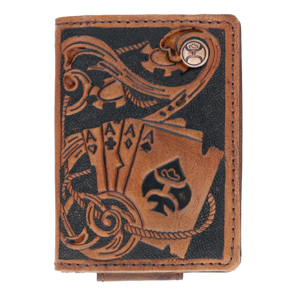 Hooey Gambler Bifold Money Clip Wallet
