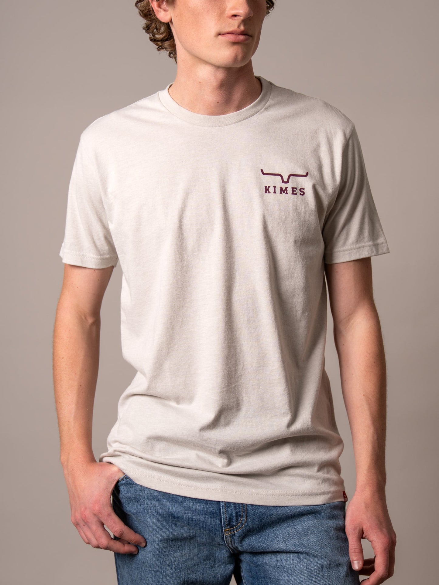 Kimes Heavy Text Natural Tee