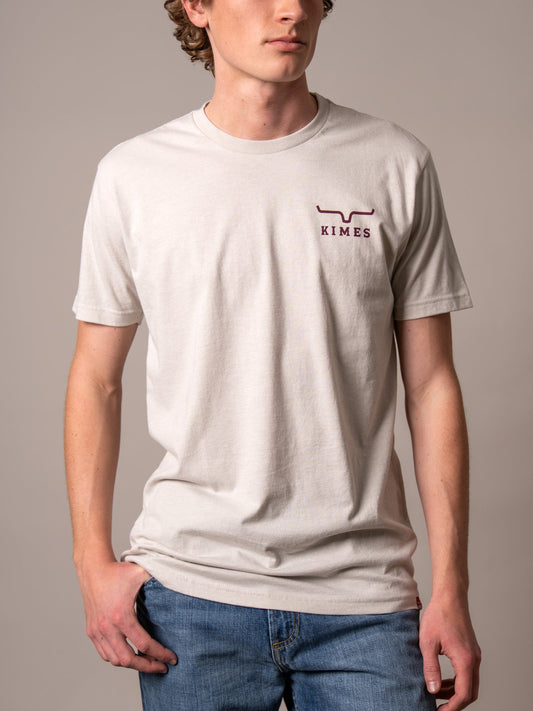 Kimes Heavy Text Natural Tee