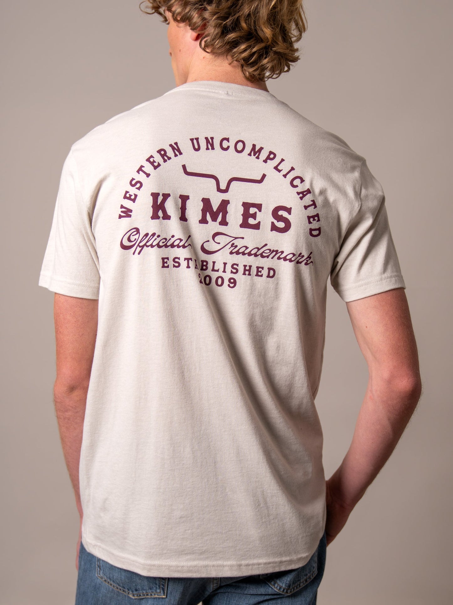 Kimes Heavy Text Natural Tee