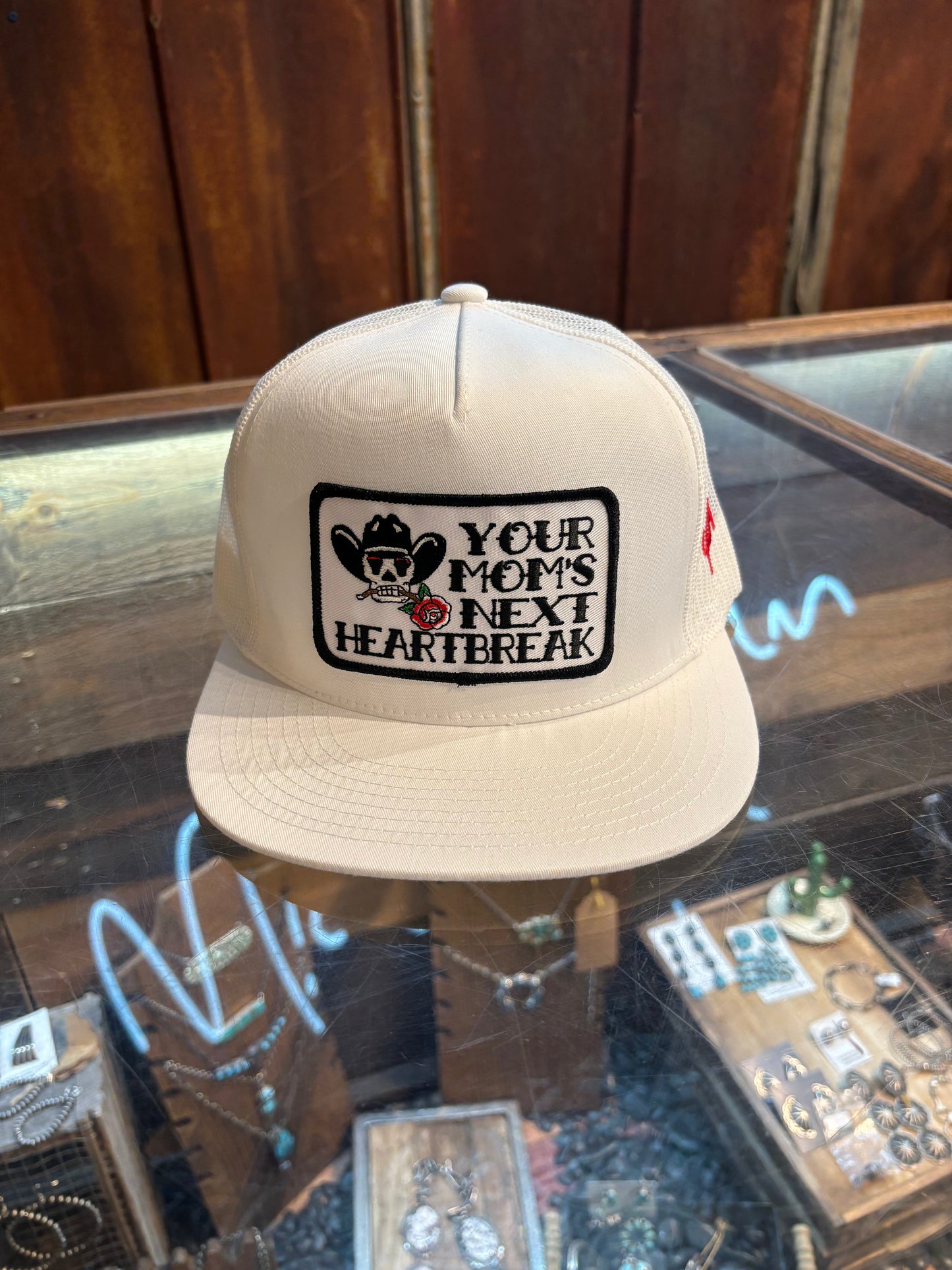 Cactus Alley Hat Co. Mom’s Next Heart Break Trucker Hat