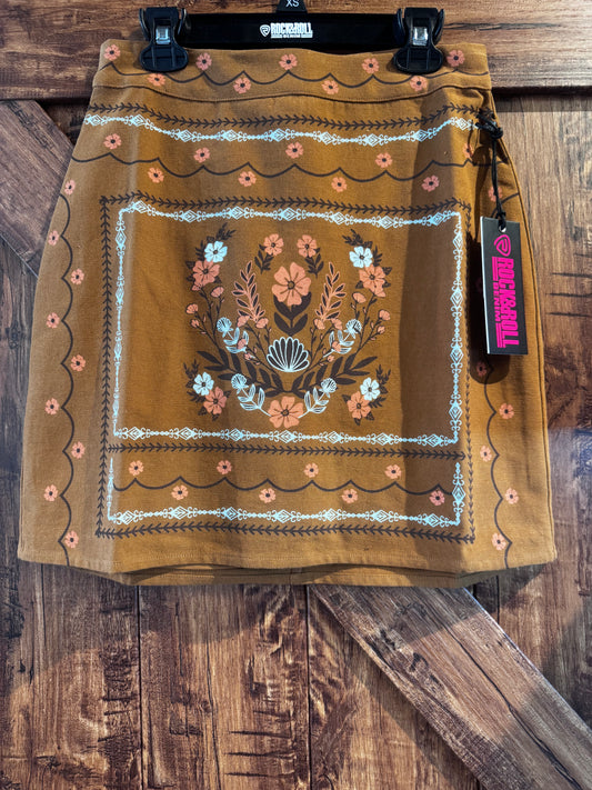 Rock & Roll Floral Skirt