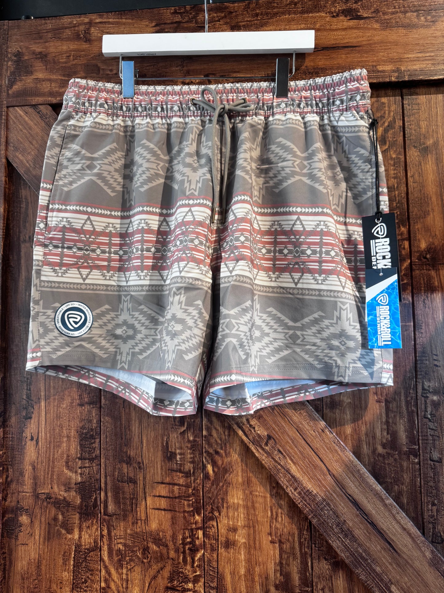 Rock & Roll Aztec Men's Swim Volley