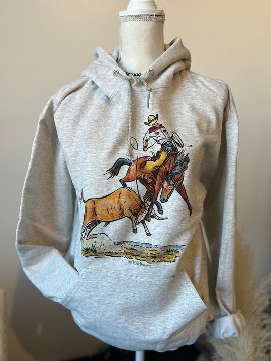 American Nights Hoodie Light Grey